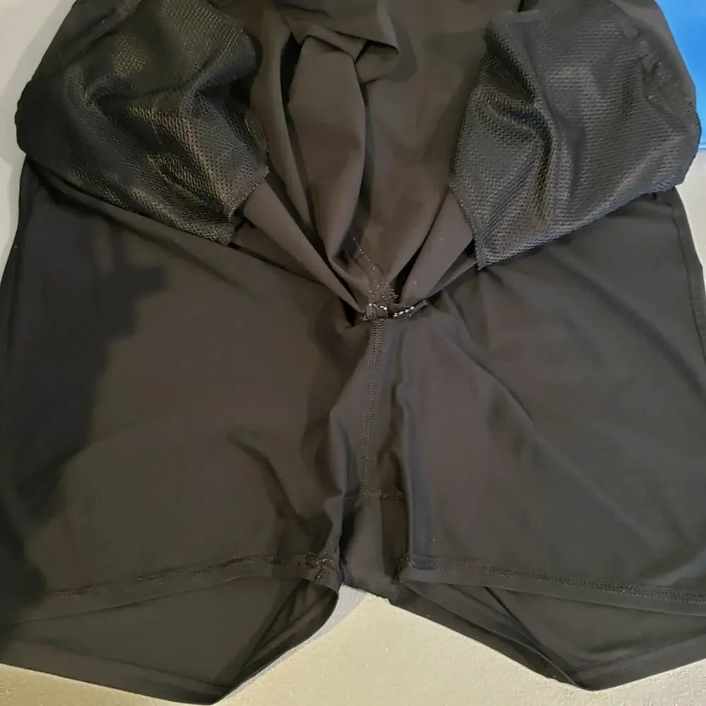 Eddie Bauer Black Skort Mini Skirt Activewear Outdoor Golf Stretch Size 14